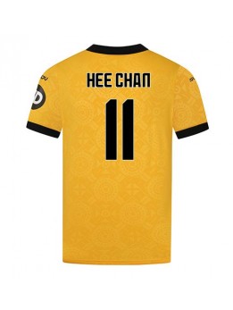 Billige Wolves Hee-chan Hwang #11 Hjemmedrakt 2025-26 Kortermet